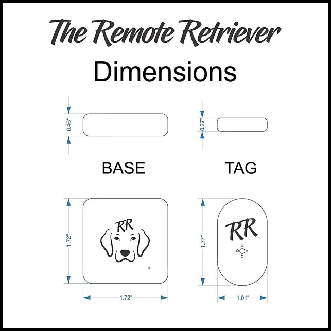 Remote Finder Beeper for TV Remote | Easy to Use Item Finder | Remote Locator and Key Finder at the Press of a Button | 150 Ft Range Remote Control Finder | 1 Pack, Black