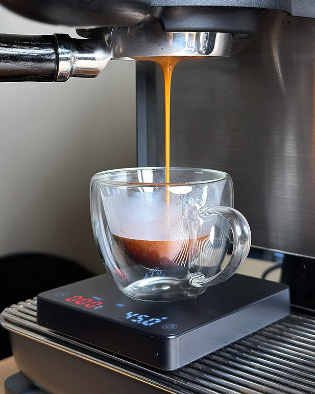 Nano Coffee Scale with Timer, Espresso Scale with Auto Tare, Touch Sensor and Silicone Cover