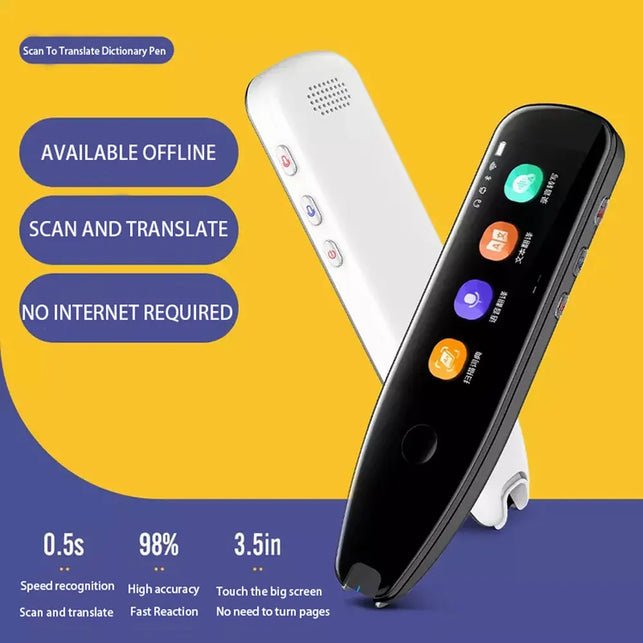 Smart Voice Scan Translator Pen Multifunctiontranslation Real Time Language Translator Business Travel Abroad Dictionary Pen
