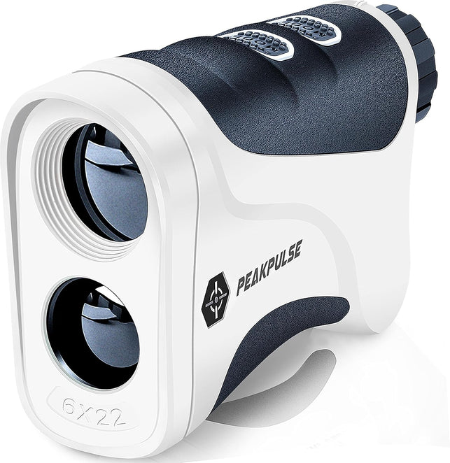 PEAKPULSE Golf Rangefinder 650M/1100M with Pin Seeker & 6X/7X Magnification - High Clarity LCD Display, Slope Mode, Waterproof Laser Range Finder for Golfing Locking Vibration