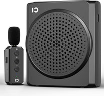 SHIDU 18W Portable Voice Amplifier for Teacher, Voice Amplifier with Wireless Lavalier Microphone, Bluetooth Microphone and Speaker for Classroom, Training, Speech