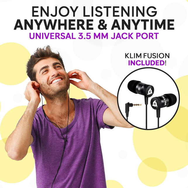 KLIM K7 Cassette Tape Player + Cassette to MP3 Converter + Portable Cassette Player + Walkman Cassette Player + Built-In Microphone & Speaker + Rechargeable Battery + Earphones + 16GB SD Card
