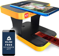 KLIM K2 Mobile Film Scanner 35Mm + New + Positive & Negative Scanner + Slide Scanner + Photo Scanner + 35Mm Color Film Developing Kit Essential + Your Own 35Mm Film Developing Service at Home