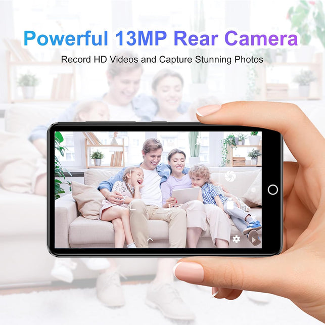 MP3 Player with Bluetooth and Wifi, 80GB MP4 Player with Camera, 4.02" HD Touchscreen Android MP3 Player with Spotify, Audible, Amazon Music, Deezer, Music Player with Speaker, FM Radio, up to 512GB