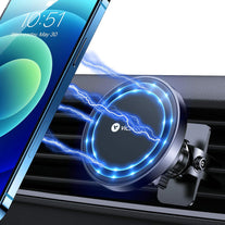 VICSEED Magnetic Phone Holder for Car [Strongest Magnet Power] Magnetic Phone Mount 360° Adjustable Air Vent Magsafe Car Mount Fit for Iphone 14 13 12 Pro Max plus Mini Magsafe Case All Phones