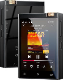 Hifi MP3 Player with Bluetooth and Wifi, Oilsky Lossless DSD High-Resolution Digital Audio Music Player, High-Resolution Portable Audio Player with 64GB Card, Supports up to 1TB Black