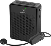 Voice Amplifier Wireless Microphone Headset, Original Sound Ultra Portable Microphone and Speaker, 15W Megaphone Speaker with Bluetooth Mic, Personal PA System for Teachers Classroom Tour Guide B002