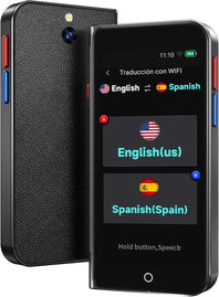 Language Translator Device No Wifi Needed, High-End Upgraded Ai Translator, Offline Real-Time Voice Spainish Translation, Support 150 Languages, Recording&Photo Premium Translation Device for Business