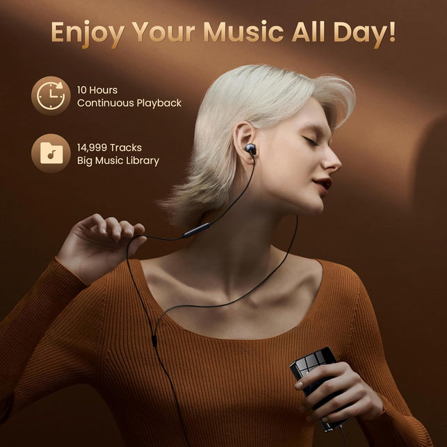HIFI WALKER H2 Hifi MP3 Player with Bluetooth 5.2, Lossless DSD FLAC Player, Digital Audio Player Hi Res Portable Music DAP Player with 64GB Micro SD Card, Support up to 512GB