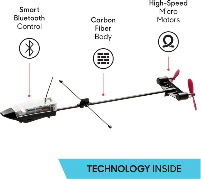 POWERUP 4.0 Paper Airplane Kit - Smartphone App Controlled RC Plane Motor