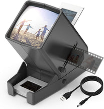 Digitnow!35Mm Slide and Film Viewer, 3X Magnification LED Lighted Illuminated Viewing,Usb Powered/Battery Operation-For 35Mm Slides & Positive Film Negatives(4Aa Batteries Included)