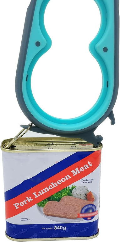Otstar Jar Opener Bottle Opener and Can Opener for Weak Hands, Seniors with Arthritis and Anyone with Low Strength, Mutil Jar Opener Get Lids off Easily (Blue and Grey)