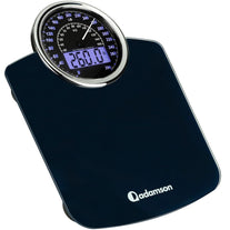 Adamson Hybrid 2-In-1 Analog & Digital Weighing Scale for Body Weight up to 400Lbs + Thick Tempered Glass + Extra Large Display + Easy to Read Digital Bathroom Scale + New