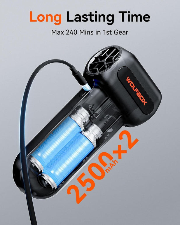 WOLFBOX MF60 Compressed Air Duster 110000RPM, Premium Design, Super Power