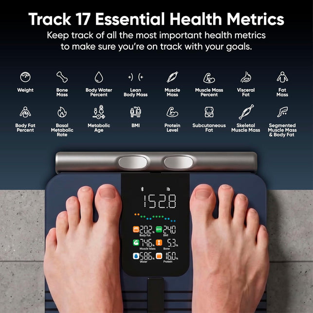Wyze Smart Scale Bodyscan with Handle, Body Composition Scale