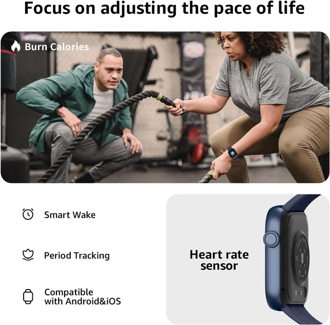 Smart Watch for Men Women Answer/Make Call, 1.85" Smartwatch, Fitness Watch with Heart Rate Blood Pressure Sleep Monitor, 140+Sports, IP68 Waterproof Step Counter Watch Compatible with Android Ios