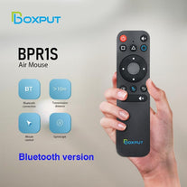 BOXPUT BPR1S Air Mouse Remote Bluetooth Voice Remote Control with Gyro Mouse IR Learning for PC Smart TV Android TV Box HTPC Laptop Projector Android Windows Replacement Universal Remote