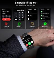 Bostbo Smart Watch [Answer/Make Calls] 2.01" TFT Screen,Smart Watch for Men Women,1Atm Waterproof,100+ Sport Modes,Built-In Gps,With Ios & Android