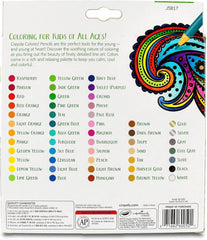 Crayola Colored Pencils for Adults (50 Count), Deluxe Art Pencil Set, Adult Coloring Supplies, Gifts [Amazon Exclusive]