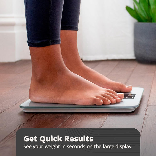 Accucheck Digital Body Weight Scale from Greater Goods, Patent Pending Technology (Ash Grey)