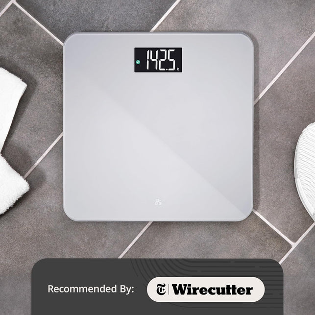 Accucheck Digital Body Weight Scale from Greater Goods, Patent Pending Technology (Ash Grey)