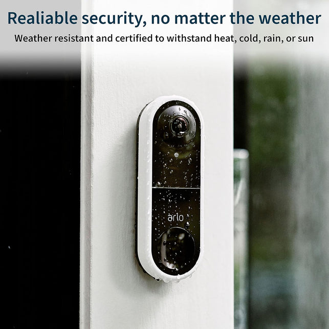 Arlo Video Doorbell | HD Video Quality, 2-Way Audio, Package Detection | Motion Detection and Alerts | Built-in Siren | Night Vision | Easy Installati