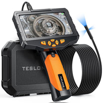 Triple Lens Borescope Inspection Camera, Teslong Professional Endoscope with Light, Digital Video Scope Camera, 5