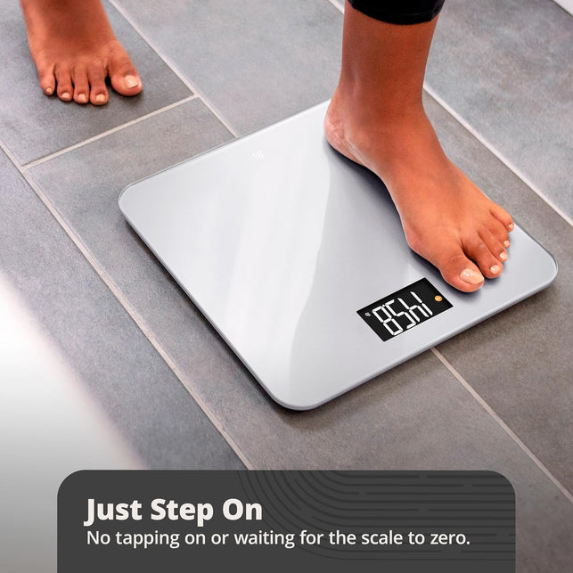 Accucheck Digital Body Weight Scale from Greater Goods, Patent Pending Technology (Ash Grey)
