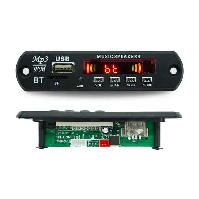 Bluetooth 5.0 MP3/WMA/WAV/APE/FLAC Decoder Board Car Audio USB TF FM Radio Module MP3 Bluetooth Music Player