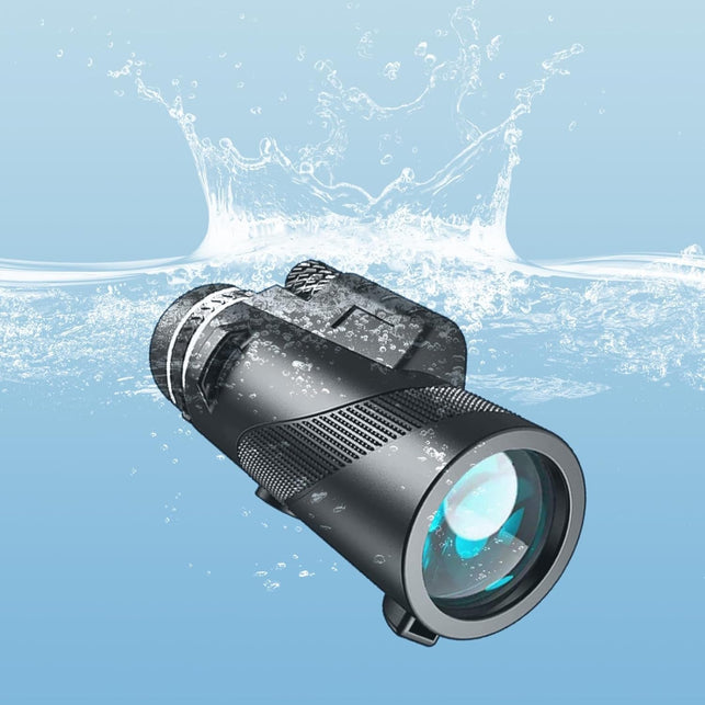 80X100 Monocular-Telescope High Powered Monocular for Adults Monocular for Smartphone Adapter, Hunting Wildlife Bird Watching Travel Camping Hiking
