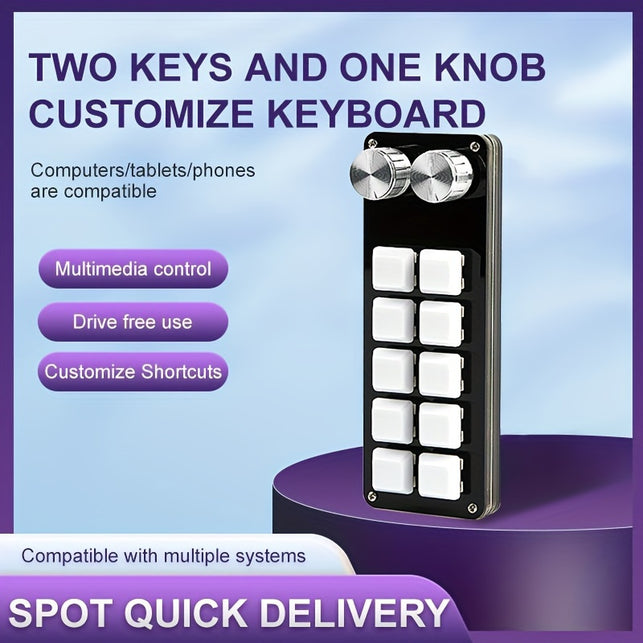 Wired Small Keyboard, Mini Shortcut Key Gaming Auxiliary Keyboard, Off ...