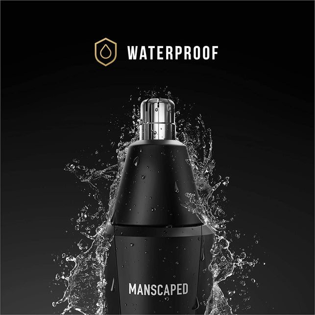 MANSCAPED™ the Weed Whacker™ Nose and Ear Hair Trimmer – 9,000 RPM Precision Tool with Rechargeable Battery, Wet/Dry, Easy to Clean, Hypoallergenic Stainless Steel Replaceable Blade