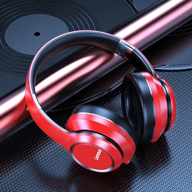 Lenovo HD200 Bluetooth Earphones Over-Ear Foldable Computer Wireless Headphones Noise Cancellation HIFI Stereo Gaming Headset