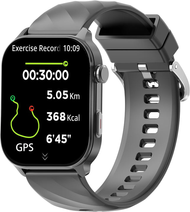 Bostbo Smart Watch [Answer/Make Calls] 2.01" TFT Screen,Smart Watch for Men Women,1Atm Waterproof,100+ Sport Modes,Built-In Gps,With Ios & Android