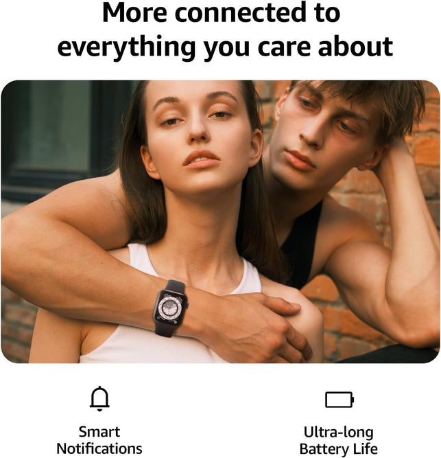 Smart Watch for Men Women Answer/Make Call, 1.85" Smartwatch, Fitness Watch with Heart Rate Blood Pressure Sleep Monitor, 140+Sports, IP68 Waterproof Step Counter Watch Compatible with Android Ios
