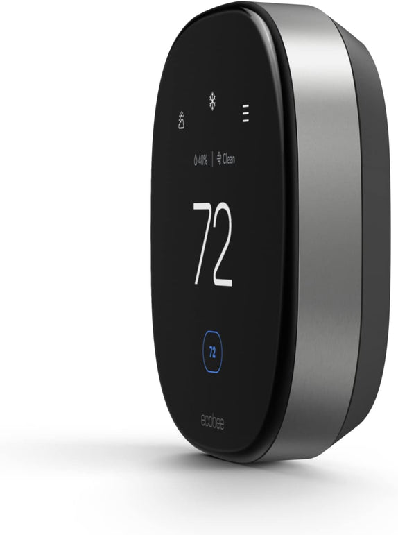 Ecobee New Smart Thermostat Premium with Smart Sensor and Air Quality Monitor - Programmable Wifi Thermostat - Works with Siri, Alexa, Google Assistant