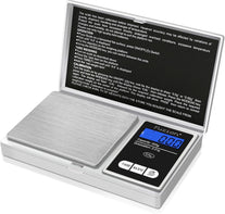 Fuzion Digital Gram Scale, 200G/0.01G Mini Jewelry Scale, Pocket Scale, Herb Scale Gram and Ounce, Portable Travel Food Scale .01 Gram Accuracy with LCD Display, Stainless Steel, Tare