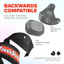 Rebuff Reality Trackbelt + 2 Track Straps for Vive Tracker 3.0 - Viveready Adjustable Track Strap and Belt for VR Full Body Tracking and Motion Capture - Incredible Comfort and Tracker Stability