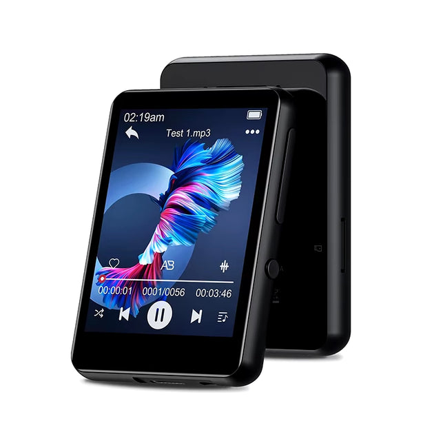 32GB 2.4'' Touch Screen Mp3 Player with BT 5.0, MP3 Player with Built-In HD Speaker FM Radio and Voice Recording