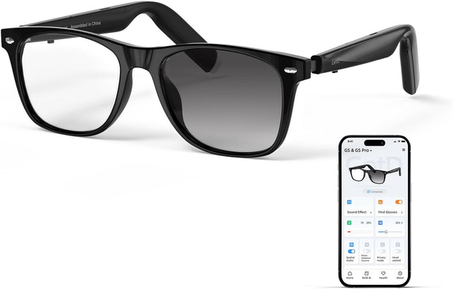 Getd AI Glasses, Smart Glasses Powered by Chatgpt, Real-Time AI Translation | Photochromic Lens, AI Translation in 145 Languages, Hands‑Free Calls, Immersive Audio, Holds AI Conversations