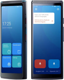 Language Translator Device, Two-Way Instant Voice Translator for 108 Languages, Real-Time Translation Device with Online Offline Translation, Portable Traductor for Travel, Business