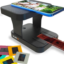 KLIM K2 Mobile Film Scanner 35Mm + New 2024 + Positive & Negative Scanner + Slide Scanner + Photo Scanner + 35Mm Color Film Developing Kit Essential + Your Own 35Mm Film Developing Service at Home