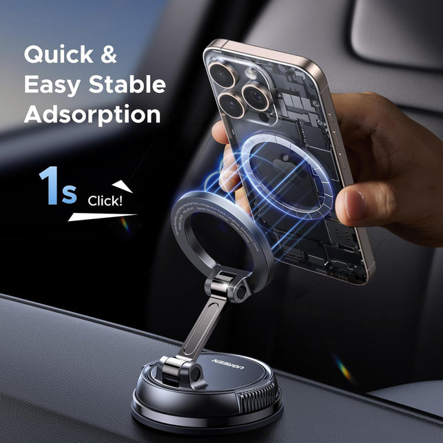 UGREEN Car Phone Holder for Magsafe, Magnetic Phone Holder with Suction Cup