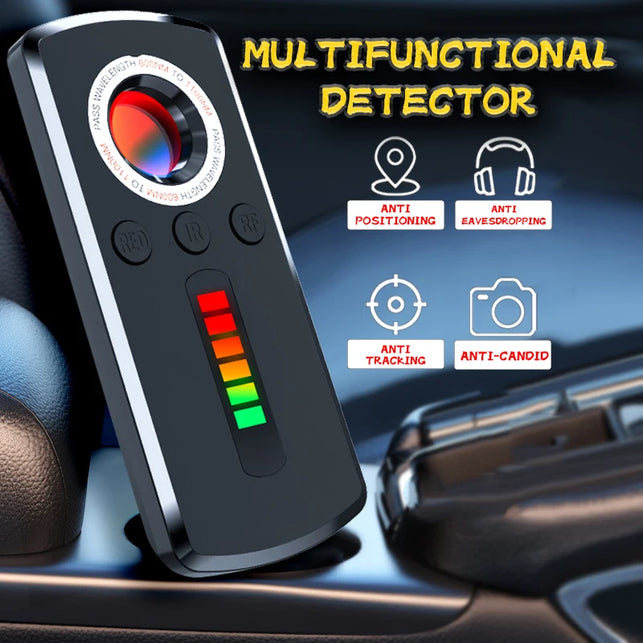 Hidden Camera Detector anti Spy Gadget Professional Hunter Signal Infrared GPS Wiretapping Search Devices Security Protection