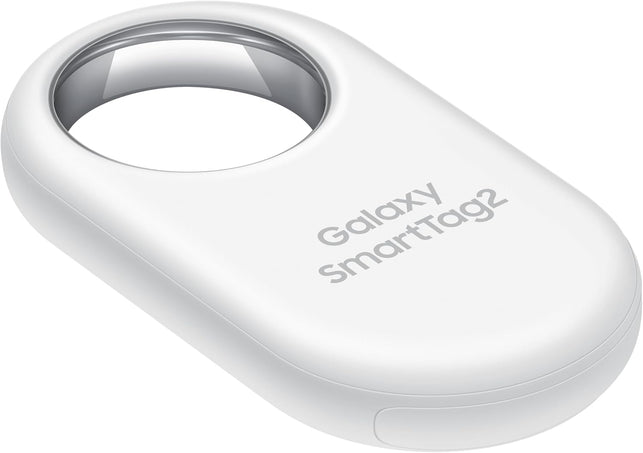 SAMSUNG Smarttag2 (2023) Bluetooth + UWB, IP67 Water and Dust Resistant, Findable via App, 1.5 Year Battery Life - White