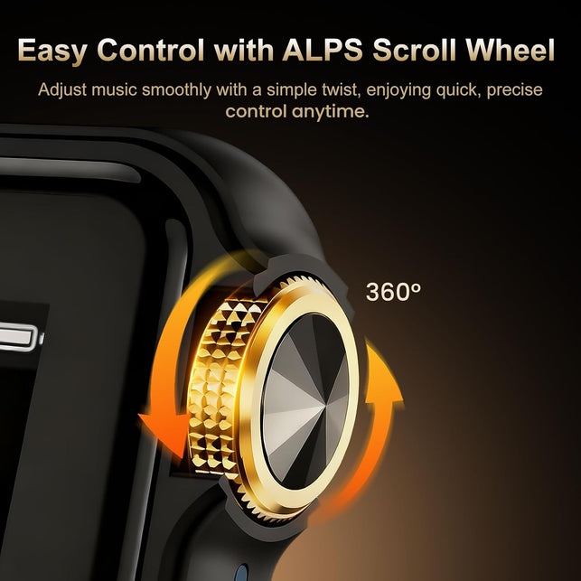 HIFI WALKER H2 Mini Clip-On Bluetooth MP3 Player, 64GB, Black
