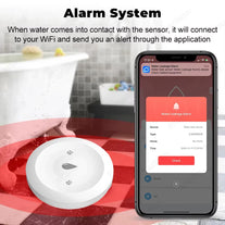 TUYA Zigbee Water Leak Detector Water Flood Sensor Smart Life APP Remote Monitoring Flood Alarm Overflow Security Protection