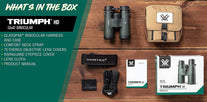 Vortex Optics Triumph HD 10X42 Binoculars - HD Optical System, Fully Multi-Coated Lenses, Rubber Armor, Tripod Adaptable, Waterproof, Fogproof, Shockproof - Unlimited, Unconditional Warranty