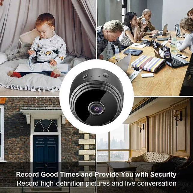 9 Wifi Mini Camera Wireless Video Recorder Voice Recorder Security Monitoring Camera Smart Home for Infants and Pets