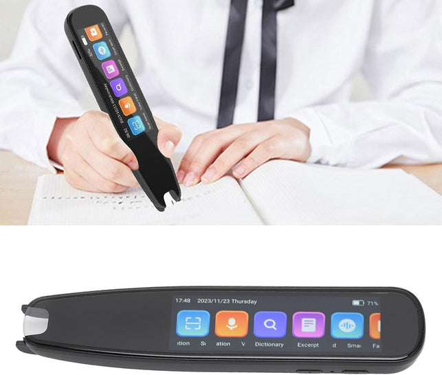 Translation Scanning Pen, Reading Pen Dictionary Pen Scanning Smart Scanner Translator Device for Learners Read Business Travel, 131 Online Languages